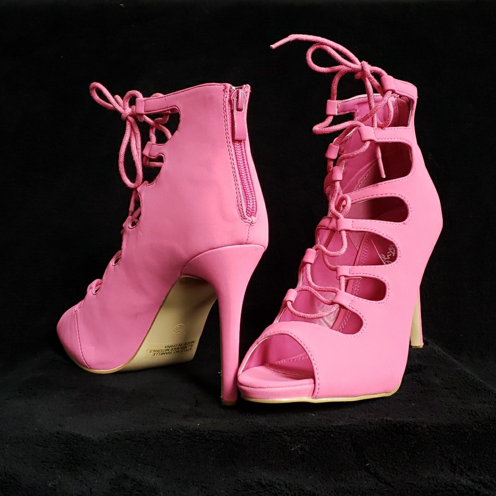 Fuschia 4in heels